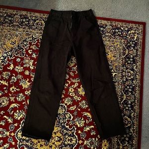 Black Cargo Carpenter Painter Pants